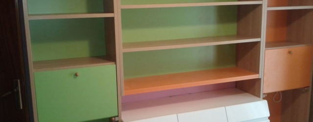 Παιδικό δωμάτιο πράσινο- πορτοκαλί 